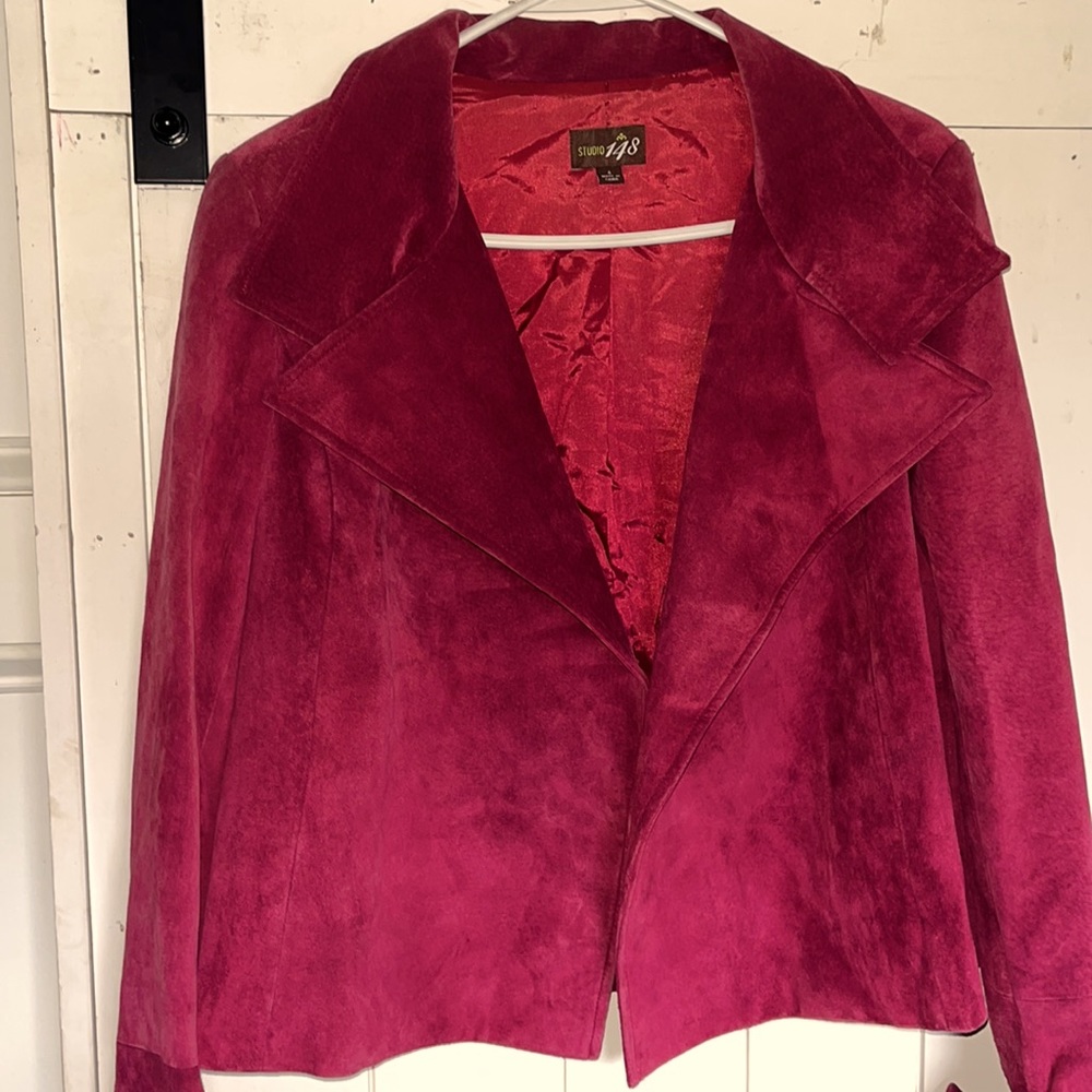 Studio 148 | Suede Jacket | Open Pink 100% Suede Jacket | Size 4